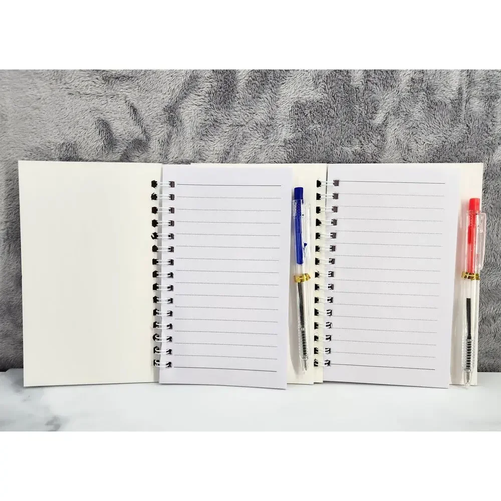 2 Spiral Pocket Notebook/Pen Ice Cream Cup & Candyland 4x5.5